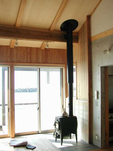 照島薪ストーブ