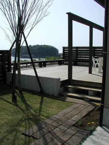 照島ウッドデッキ2